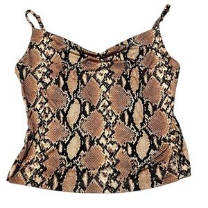 Urban Outfitters Snakeskin Tank Top, Size Small